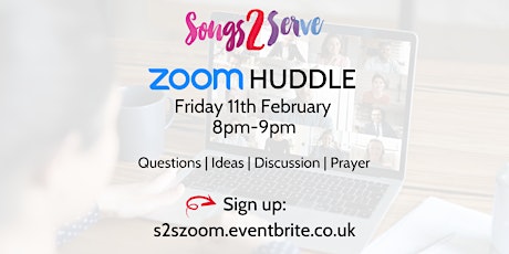 Songs2Serve Zoom Huddle primary image