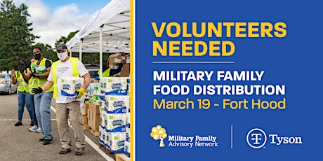 Fort Hood Area Military Family Food Distribution Volunteers primary image