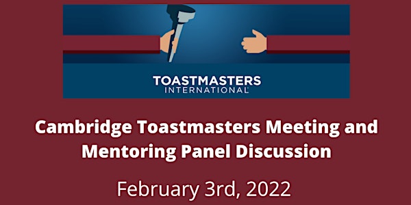 Mentoring sharpens your public speaking skills at Cambridge Toastmasters