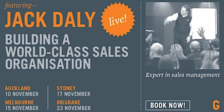 Building a World Class Sales Organisation (Melbourne) primary image
