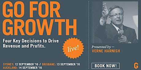 Go For Growth - Verne Harnish (Brisbane) primary image
