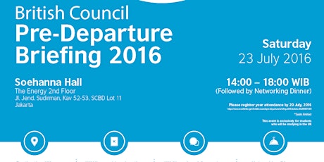 British Council Pre-Departure Briefing 2016 primary image
