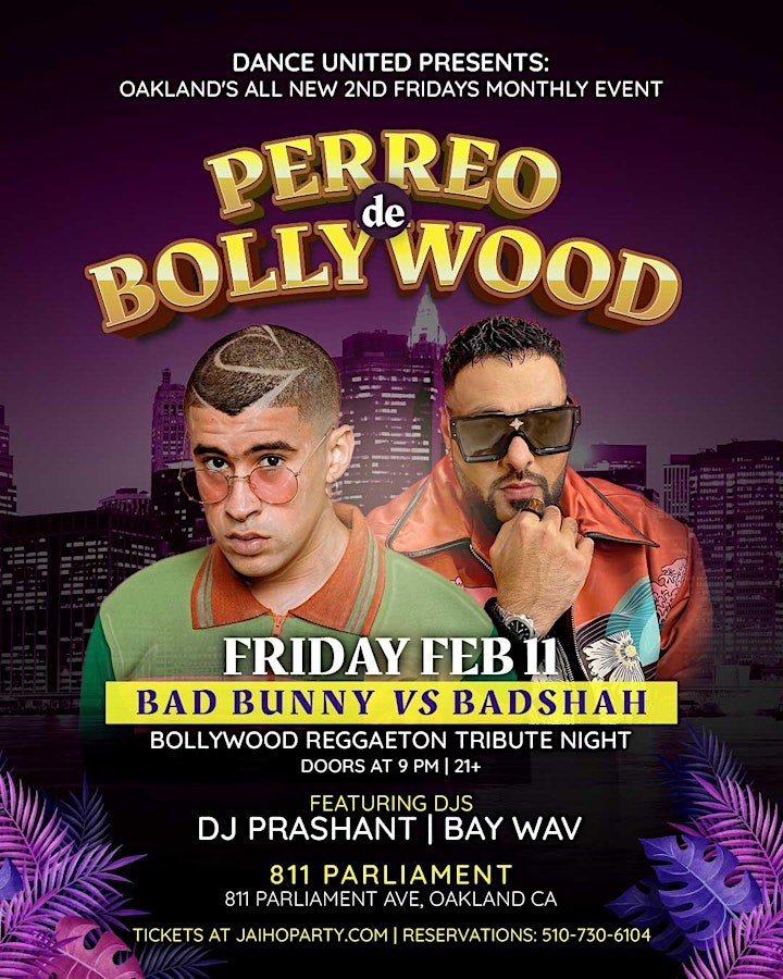  Bad Bunny vs Badshah Tribute Night - A Reggaeton Bollywood Mashup Party image 