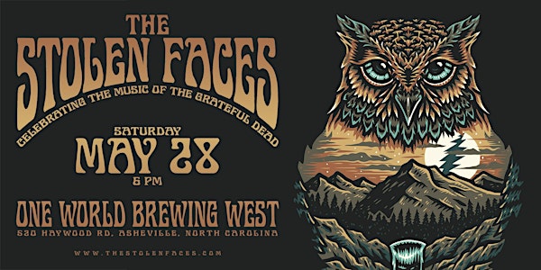 The Stolen Faces at One World Brewing West in Asheville, NC!