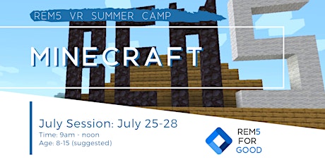 VR CAMP: MINECRAFT  - July Session tickets