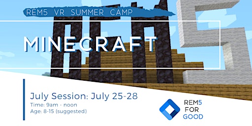Imagem principal de VR CAMP: MINECRAFT  - July Session