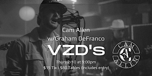 Cam Allen w/Graham DeFranco LIVE at VZD's