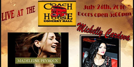 Madeleine Peyroux & Michelly Cordova Live At The Coach House primary image