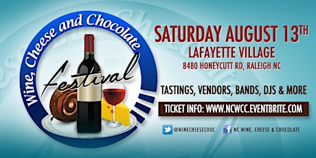 NC Wine, Cheese and Chocolate Festival primary image