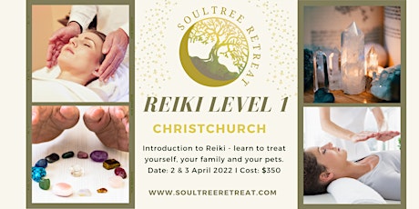 Introduction to Energy Healing Retreat  - Reiki level 1(Christchurch) primary image