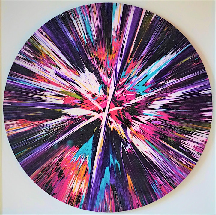 Gestalte Dein eigenes großes Spin - Painting Kunstwerk!: Bild 