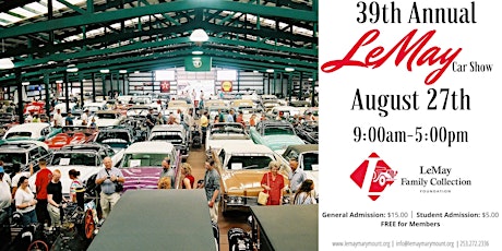 39th Annual LeMay Car Show primary image
