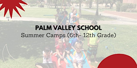 PVS Summer Camps  (6th-12th Grade)
