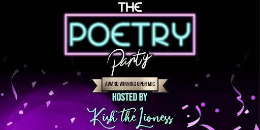 The Poetry Party LIVE  OPEN MIC