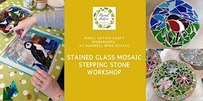 Imagem principal do evento Stained Glass Stepping Stone Mosaic Workshop