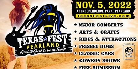 TexasFest Pearland (Houston) at Independence Park - Nov. 5th, 2022 tickets