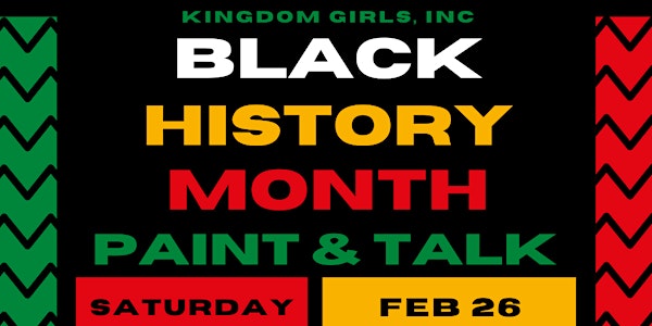 Black History Month Paint & Talk