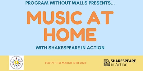PROGRAM WITHOUT WALLS PRESENTS – Music at Home (Ages 0-4)