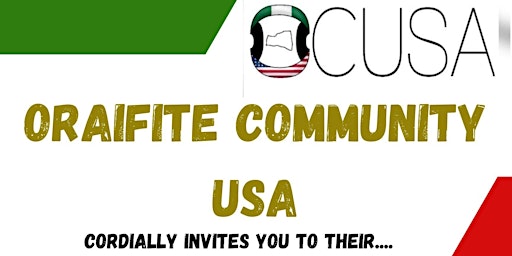 Oraifite Community USA (OCUSA) Biennial National Convention