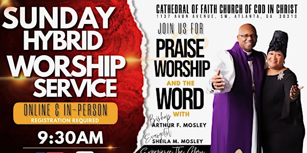 Hybrid Worship @ The Cathedral: REGISTRATION IS REQUIRED