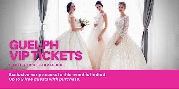 Guelph Pop Up Wedding Dress Sale VIP Early Access