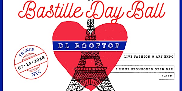 Bastille Day Ball at DL Rooftop w Open Bar