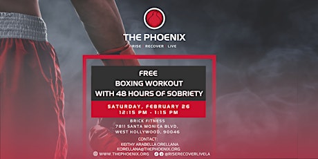 SOBER & FREE: Boxing Class! primary image