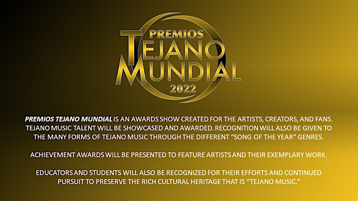 Premios Tejano Mundial 2022 image