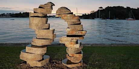 Enjoy a tour of harbourside sculpture at Sawmillers Reserve primary image