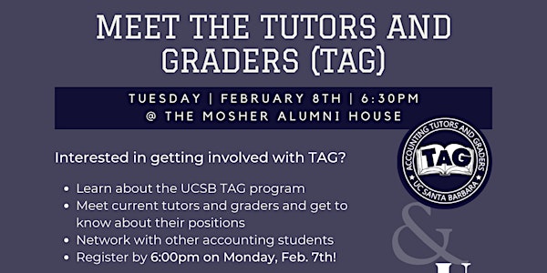 2/8 Weekly Meeting: Meet the Tutors and Graders (TAG)