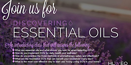 Discovering Essential Oils - Apple Valley Event primary image