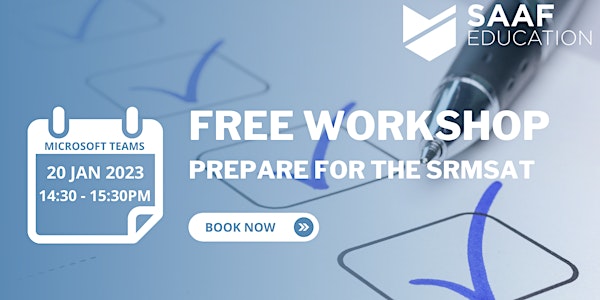 Free Workshop: Prepare for the SRMSA
