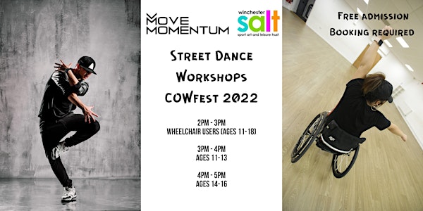 Move Momentum  Street Dance Workshops - CoW Festival