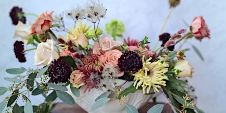 'Constance Spry' inspired summer Mantle Vase design tickets