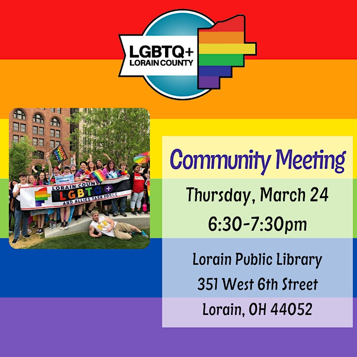 LGBTQ+ Lorain County Community Meeting image