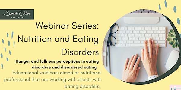 NEW DATE - Hunger and fullness perceptions in eating disorders