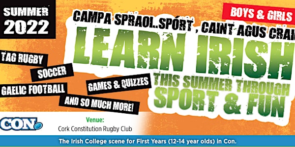 Campa Spraoi - Summer Camp for 12 to 14 year olds. Booking Deposit.