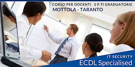 Immagine principale di Corso con esame ECDL Specialised IT Security. 3 P.ti Graduatorie Istituto 