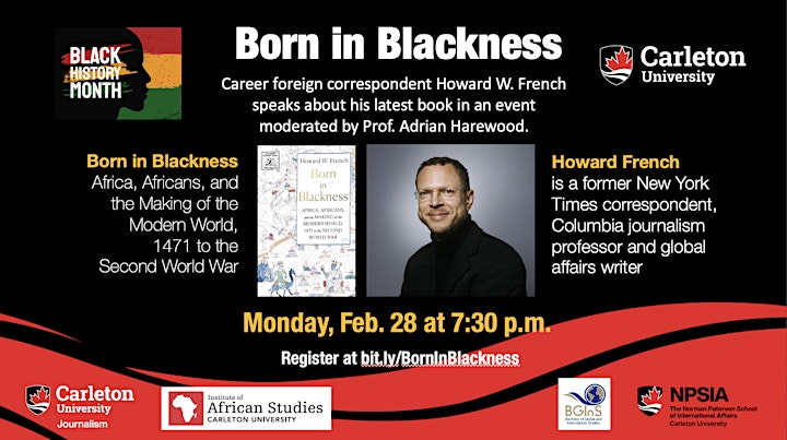  Born in Blackness - a talk by Howard W. French image 