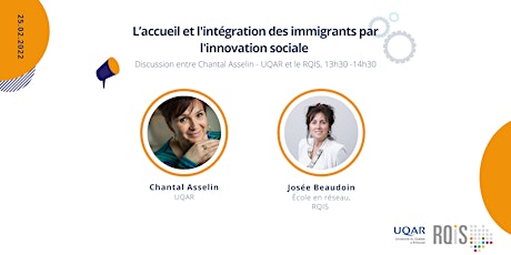 L'accueil et l'intégration des immigrants par l'innovation sociale primary image