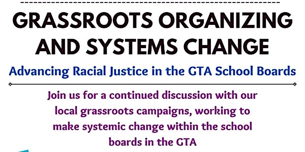 Grassroots Organizing and Systems Change