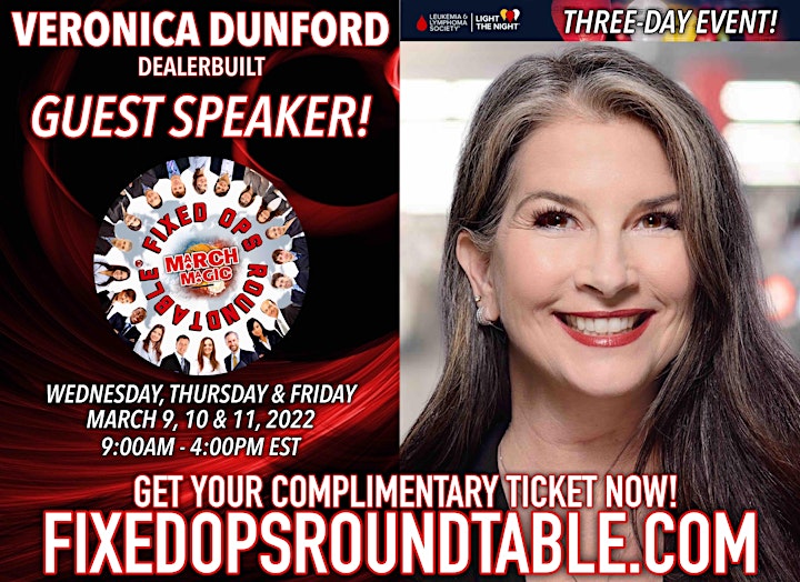 Ted Ings Presents FIXED OPS ROUNDTABLE: March Magic! 3-Day Virtual Event image