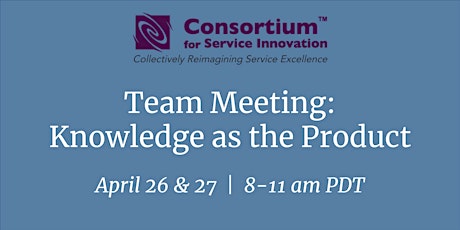 Team Meeting: Knowledge as the Product primary image