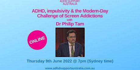 ADHD, Impulsivity & the Modern-Day Challenges of Screen Addictions tickets