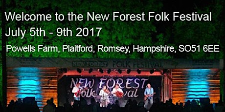 New Forest Folk Festival July 2017 primary image