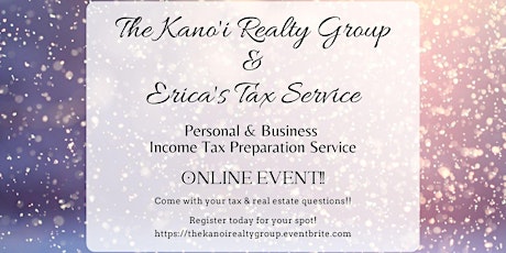Tax & Real Estate Hour - Come ask your Tax & Real Estate Questions tickets