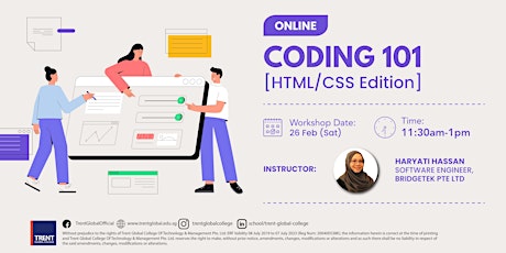 Coding 101 Workshop, HTML/CSS (For Beginners)