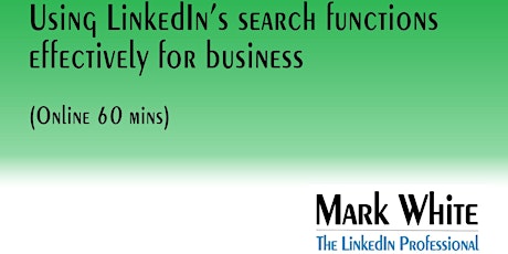 Imagen principal de Using LinkedIn's search functions effectively for business