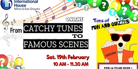 Workshop in inglese per teenager "From catchy tunes to famous scenes!" primary image