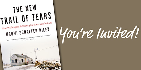 The New Trail of Tears Book Launch and Reception: An Evening with Naomi Sch...